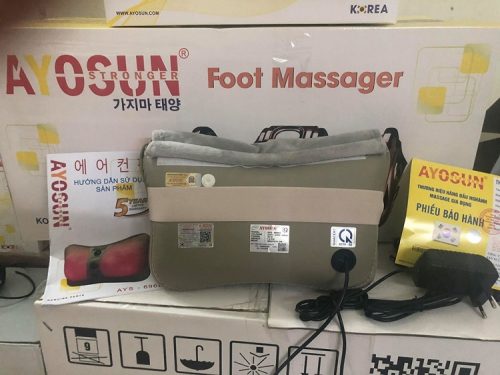 Gối Massage Hồng Ngoại 6 bi Ayosun Hàn Quốc - Điện máy - Gia dụng Nam Hằng